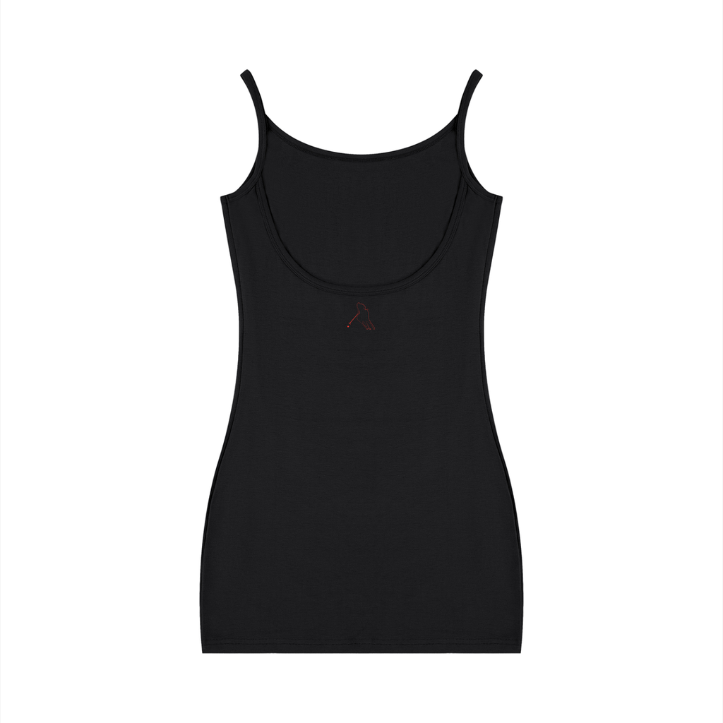 “Bloodline” Women's Solid Tight Sleeveless Dress
