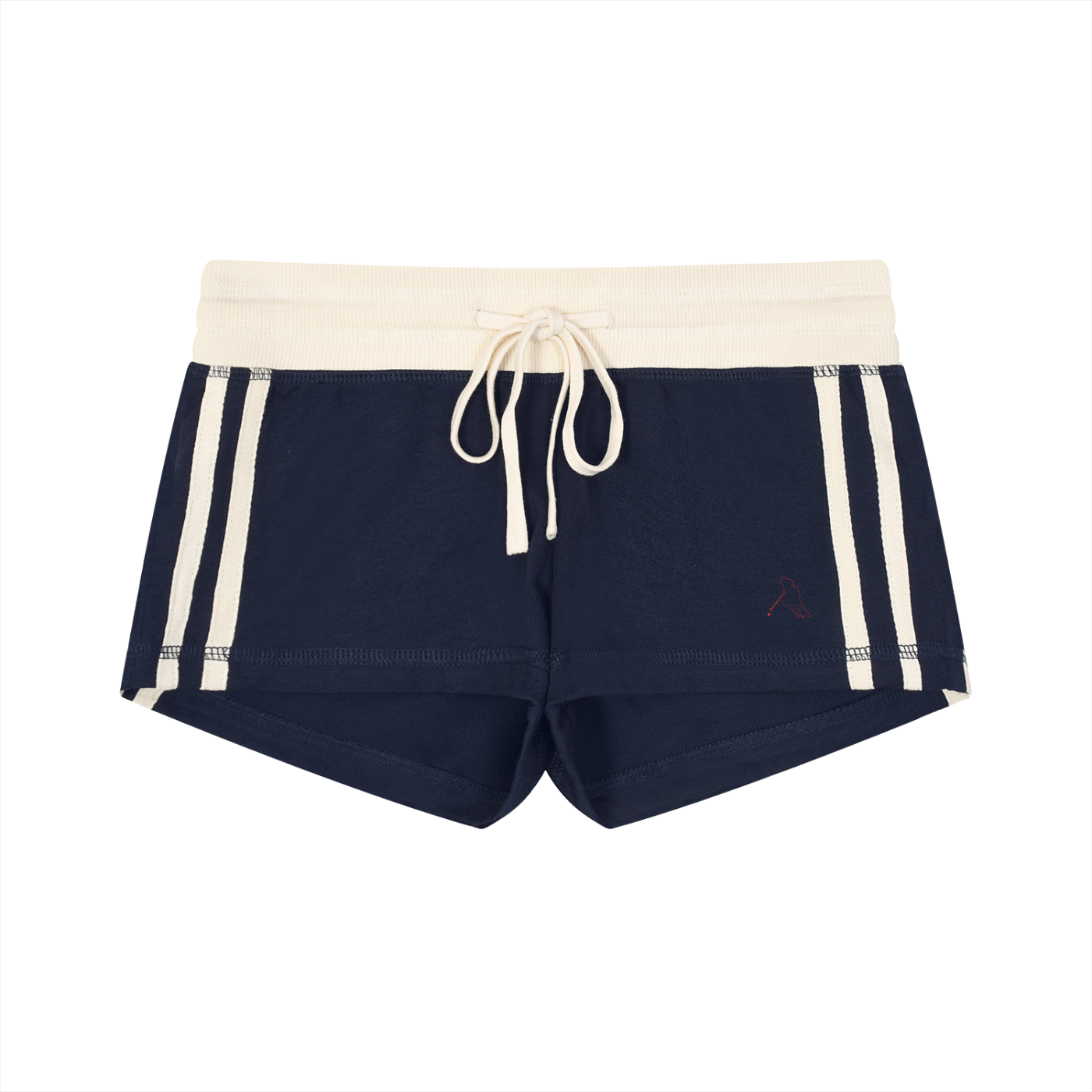 “Bloodline” Women's Contrast Stripe Track Shorts