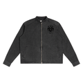 “Coat Of Arms” Denim Vintage Washed Jacket
