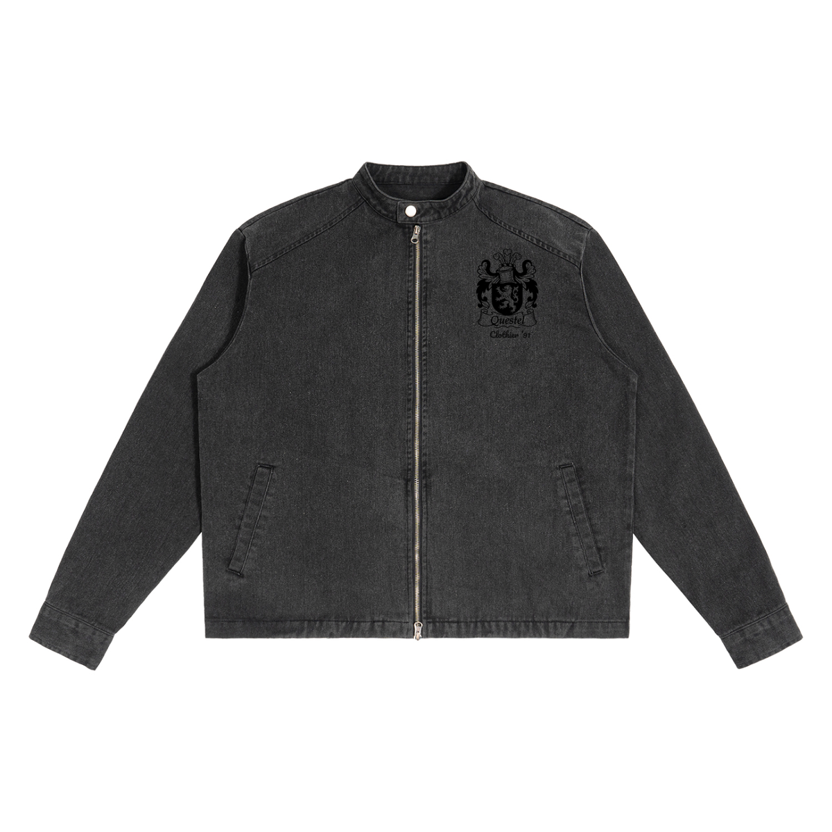 “Coat Of Arms” Denim Vintage Washed Jacket