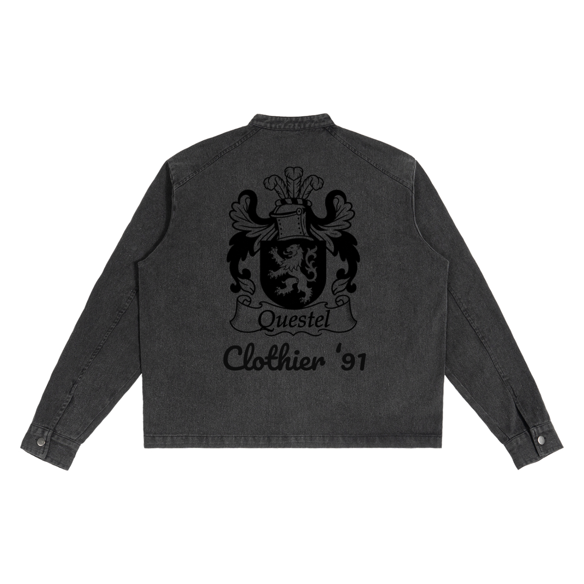 “Coat Of Arms” Denim Vintage Washed Jacket