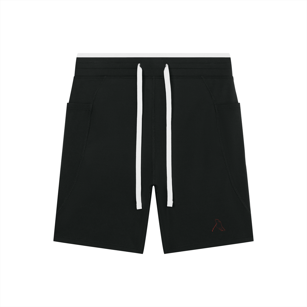 “Bloodline” Women's High Rise Color Block Yoga Shorts