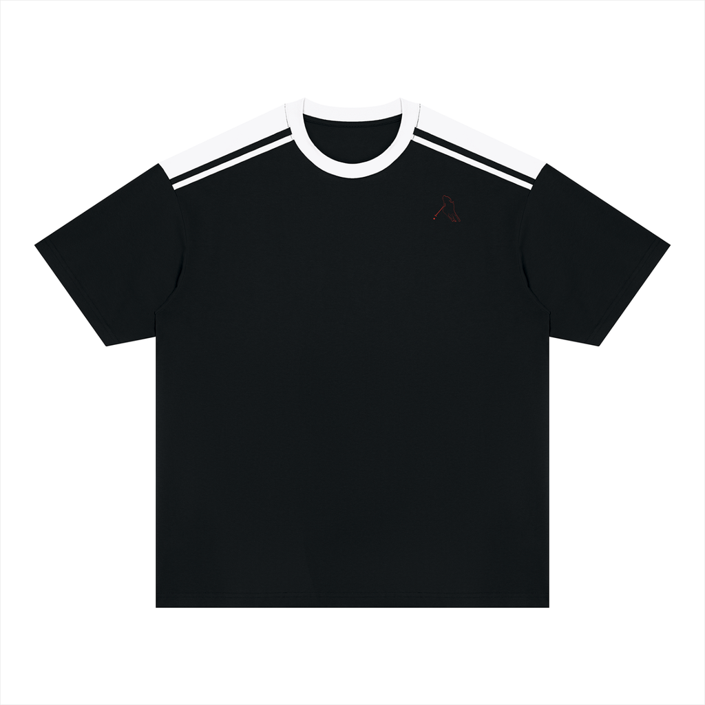 “Bloodline” Men’s Color Block Loose T-Shirt
