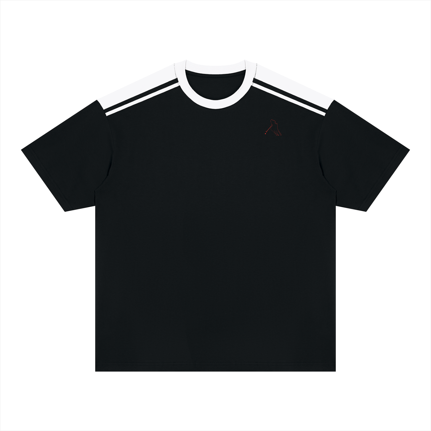“Bloodline” Men’s Color Block Loose T-Shirt