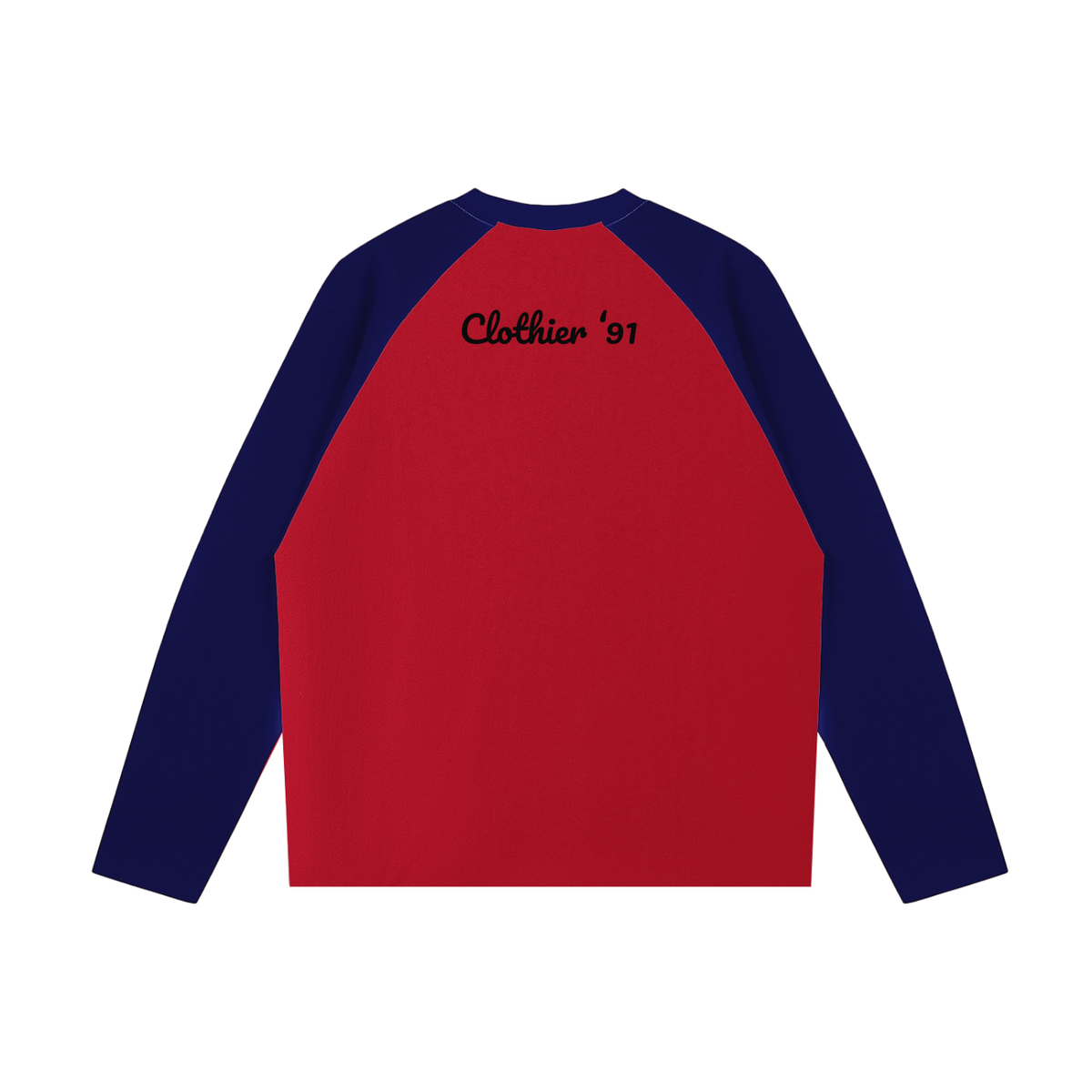 “Coat Of Arms” Color-Blocked Raglan Long-Sleeve T-Shirt