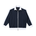 “Bloodline” Men’s Contrast Trim Stand Collar Jacket
