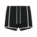 “Bloodline” Women's High Rise Color Block Yoga Shorts