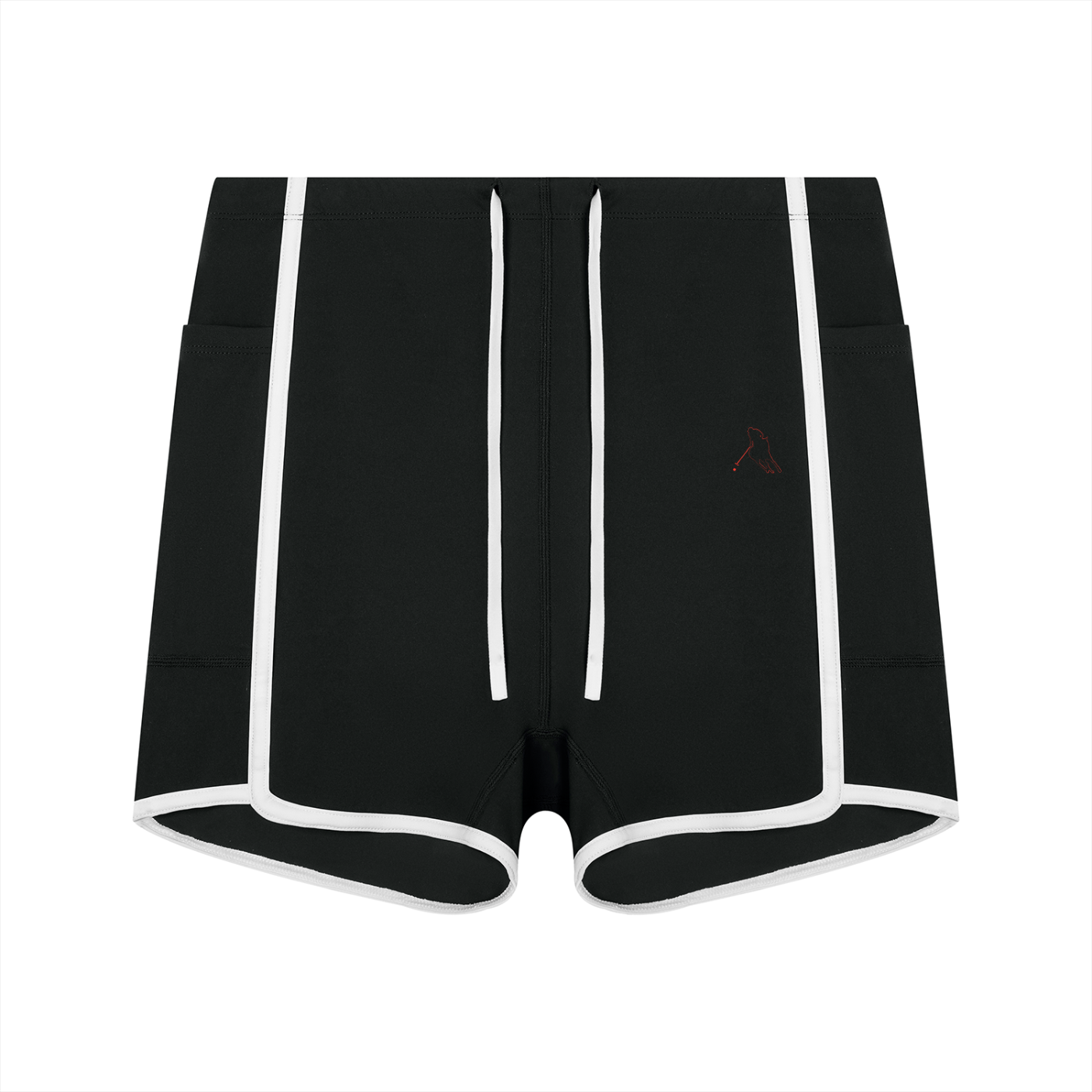 “Bloodline” Women's High Rise Color Block Yoga Shorts