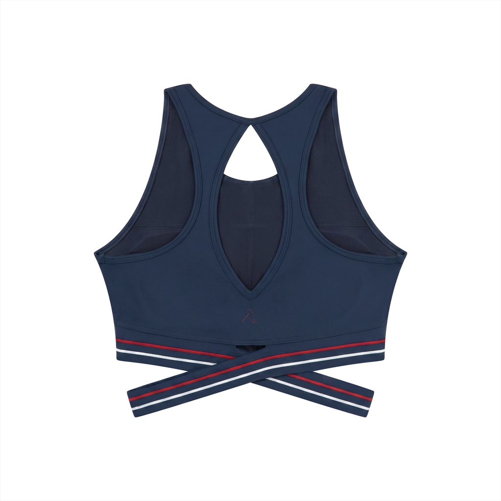 “Bloodline” Women’s Criss-Cross Band Sports Bra