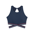 “Bloodline” Women’s Criss-Cross Band Sports Bra